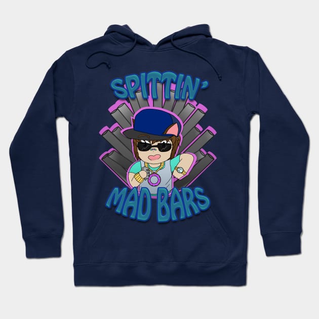 Spittin' Mad Bars Hoodie by DrMuffinsPHD